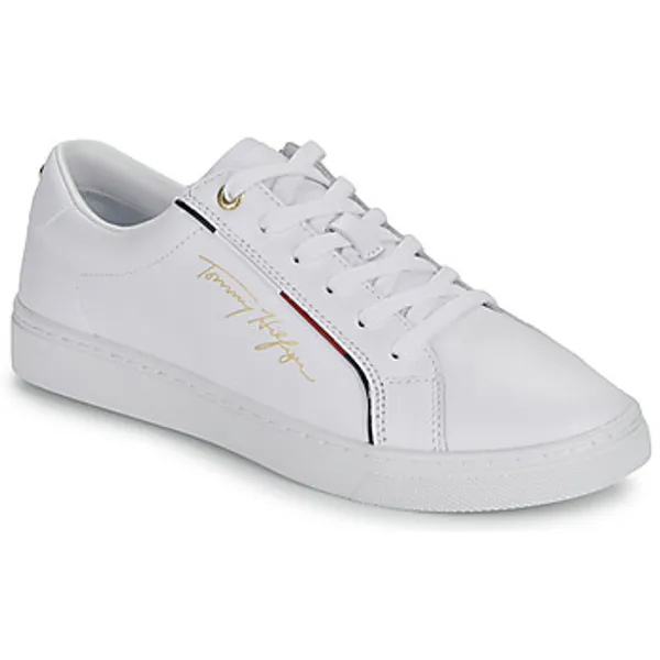 Tommy Hilfiger Lage Sneakers   HILFIGER SIGNATURE SNEAKER Wit