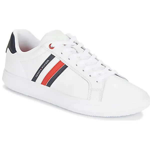 Tommy Hilfiger Lage Sneakers  ESSENTIAL LEATHER CUPSOLE Wit
