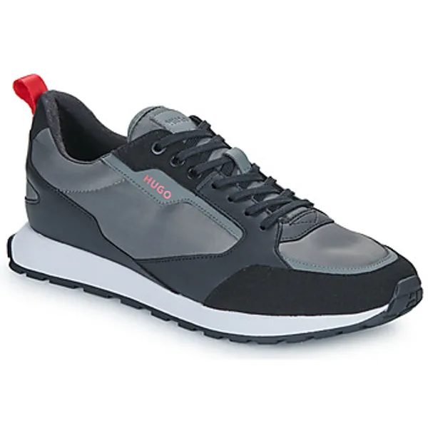HUGO Lage Sneakers  Icelin_Runn_pumf_N Grijs