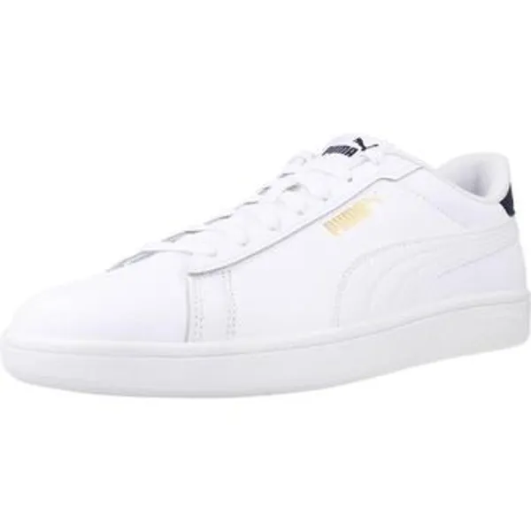 Puma Smash L White-Navy-Gold, foto 2 van 2