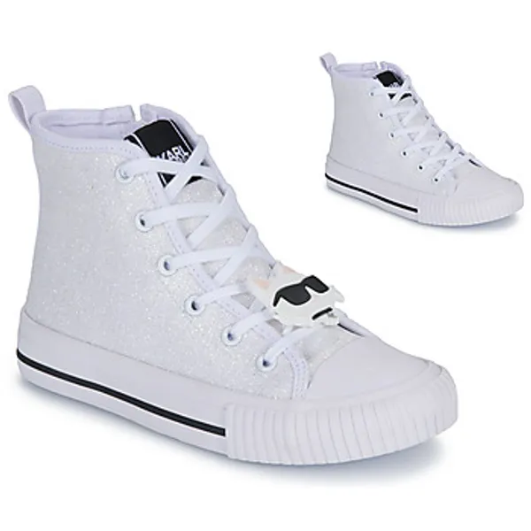Karl Lagerfeld Hoge Sneakers  Z30585 Wit