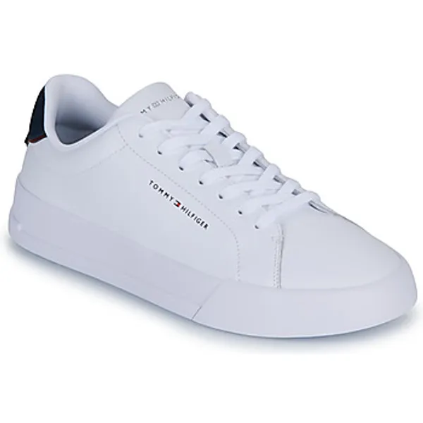 Tommy Hilfiger Lage Sneakers  TH COURT LTH DETAIL ESS Wit