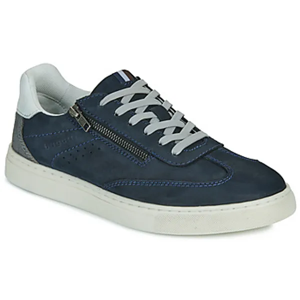 Bugatti Lage Sneakers  FIDO Blauw