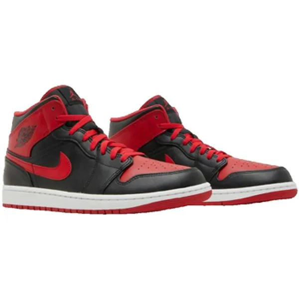 Nike Sneakers  Jordan 1 Mid Zwart