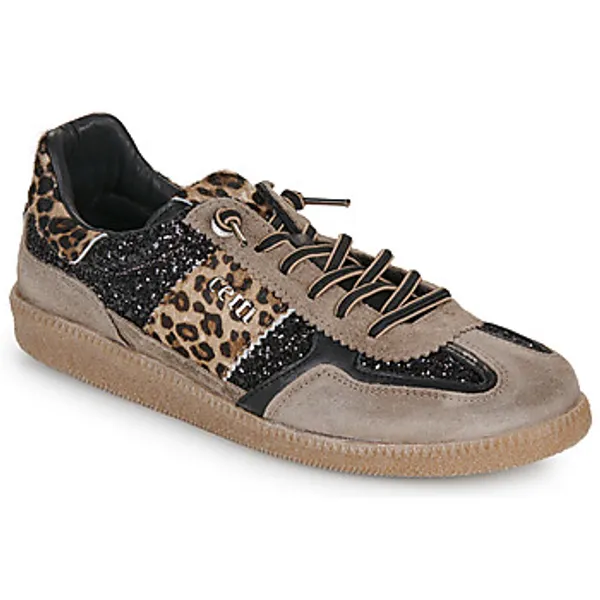 Cetti Lage Sneakers  C-1395-SRA-INV26-ANTE-GLITTER-NEGRO Zwart