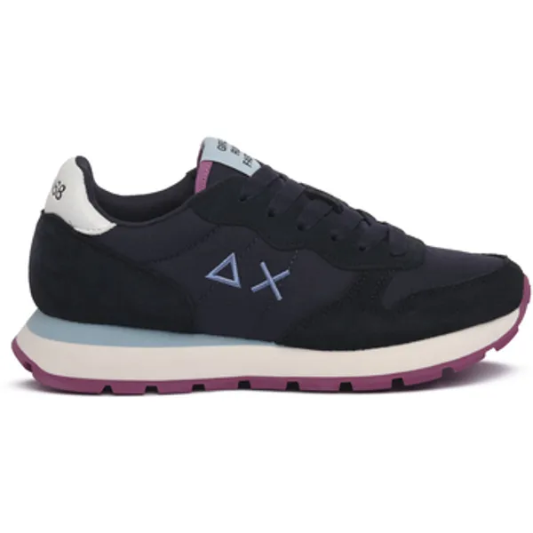 Sun68 Lage Sneakers   07 ALLY SOLID Blauw