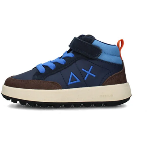 Sun68 Hoge Sneakers  Z45335B Blauw — vergelijk prijzen bij 1 winkel
