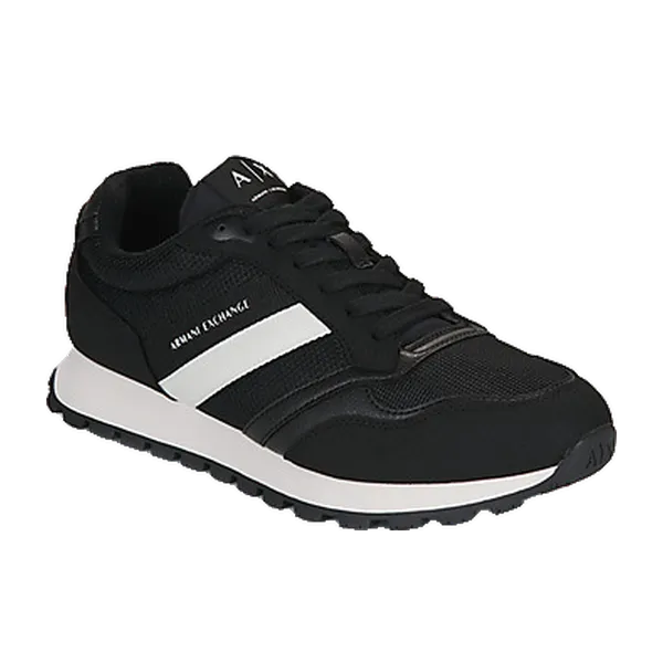 Armani Exchange Lage Sneakers Zwart, vergelijk prijzen bij 1 winkel