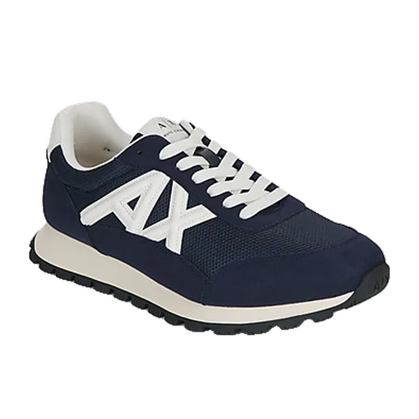 Armani Exchange Lage Sneakers Blauw, vergelijk prijzen bij 1 winkel
