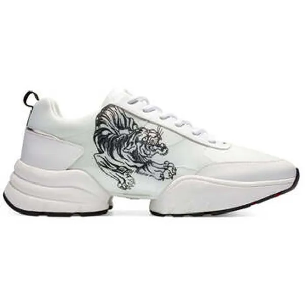 Ed Hardy Lage Sneakers  Cag Runner Tiger Wit