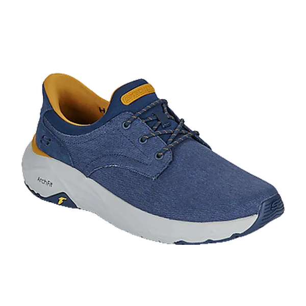 Skechers Arch Fit Maverick Wolfe Slip-Ins Blauw, vergelijk prijzen bij 1 winkel