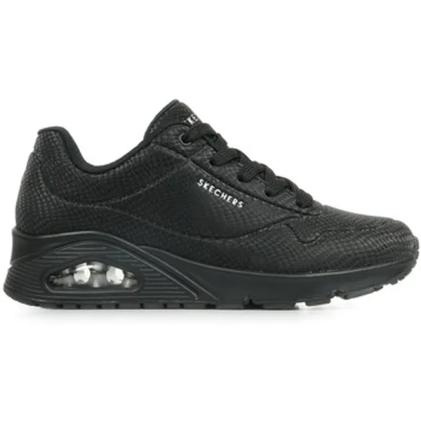 Skechers Lage Sneakers  Uno Shiny Scale Zwart