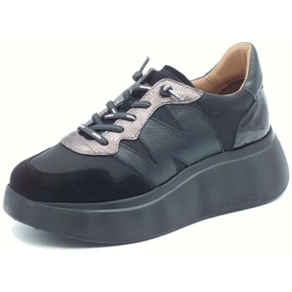 Wonders Lage Sneakers  A-3631 Roma Trend Zwart