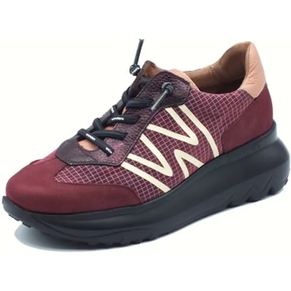Wonders Lage Sneakers  A-4001 UltraFly Nubuk Bordeau