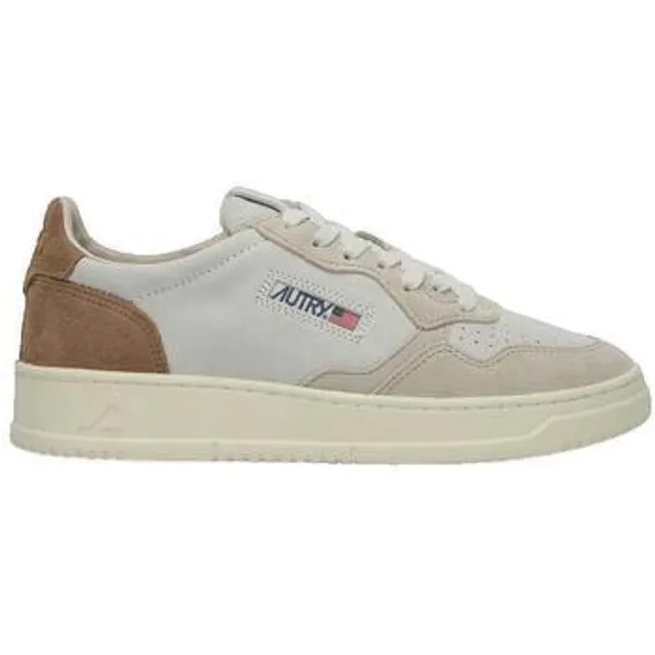 Autry Lage Sneakers  Baskets Medalist en cuir daim Multicolour
