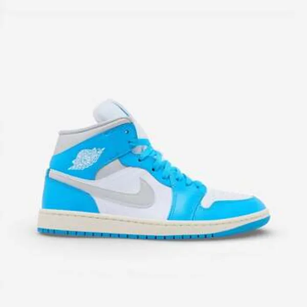 Nike Hoge Sneakers  Jordan 1 Mid Dark Powder Blauw