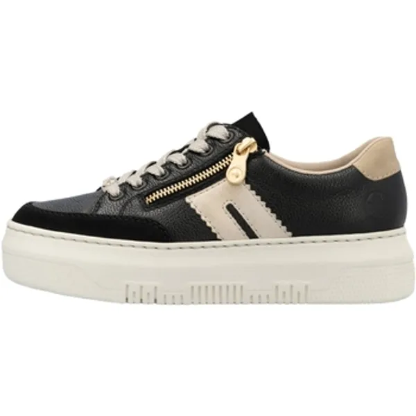 Rieker Lage Sneakers  252084 Zwart