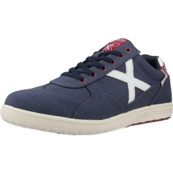 Munich Lage Sneakers  Sport Zapatillas Hombre Modèle G-3 Canvas Blauw