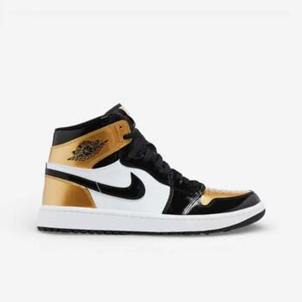 Nike Hoge Sneakers  Jordan 1 Retro High Golf Patent Wit
