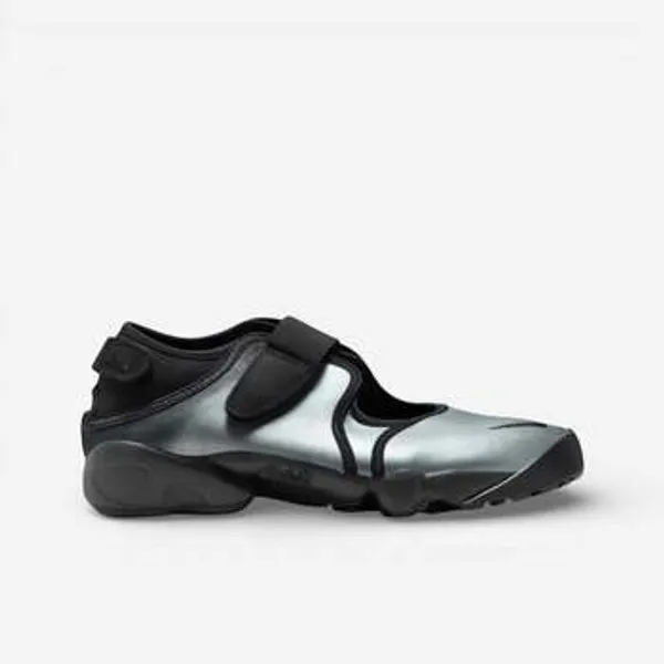 Nike Lage Sneakers  Air Rift LTR Metallic Zwart
