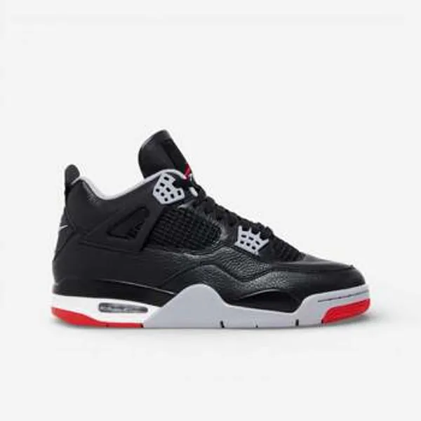 Nike Hoge Sneakers  Jordan 4 Retro Bred Reimagined Rood