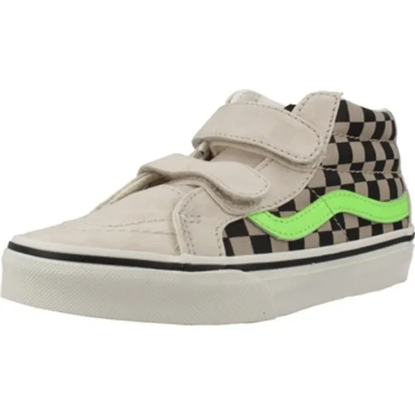 Vans Hoge Sneakers  Zapatillas Niño Modèle Sk8 Mid Relssuev Glow Bruin