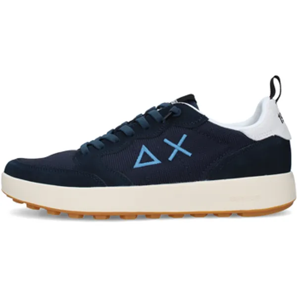 Sun68 Lage Sneakers  Z36134 Blauw