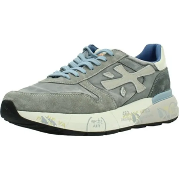 Premiata Lage Sneakers  Sport Zapatillas Hombre Modèle Mick 7247 Grijs