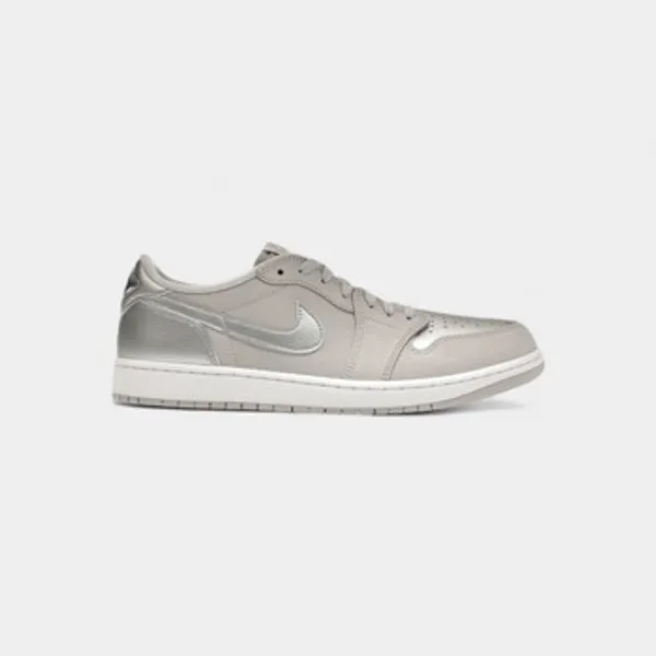 Nike Lage Sneakers  Jordan 1 Low OG Metallic Grijs