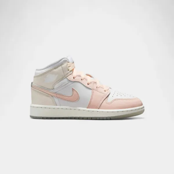 Nike Hoge Sneakers  1 Mid Flamingo (GS) Roze