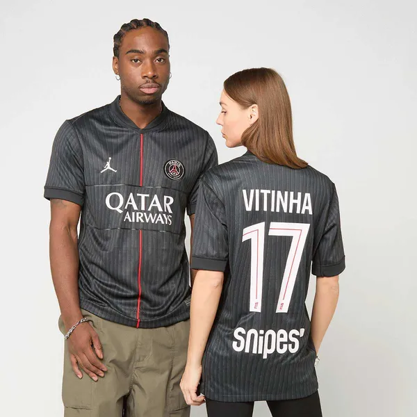 Jordan Vitinha / No. 17 / PSG  Fourth Stadium 2025/26 zwart