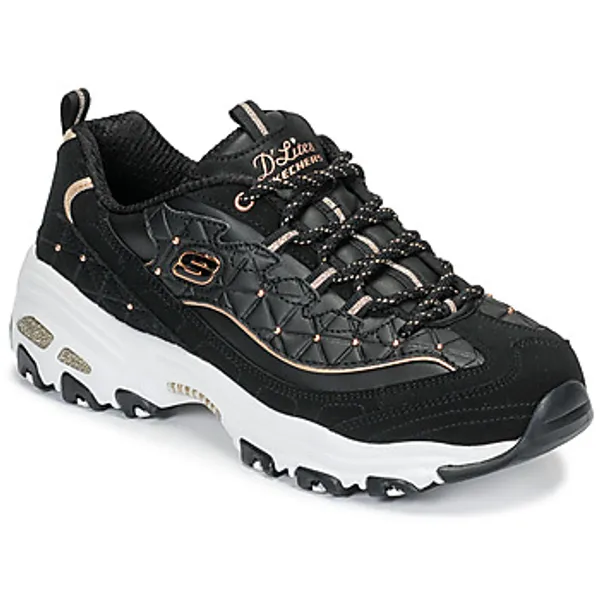 Skechers Lage Sneakers  D'LITES GLAMOUR FEELS Zwart — vergelijk prijzen bij 1 winkel