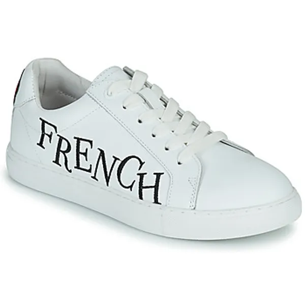 Bons baisers de Paname Lage Sneakers  SIMONE MOULIN ROUGE FRANCH CANCAN Wit