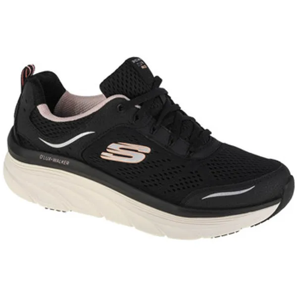 Skechers Lage Sneakers Relaxed Fit: D apos;Lux Walker - Infinite Motion Zwart