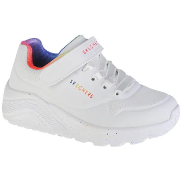 Skechers Lage Sneakers  Uno Lite Rainbow Specks Wit