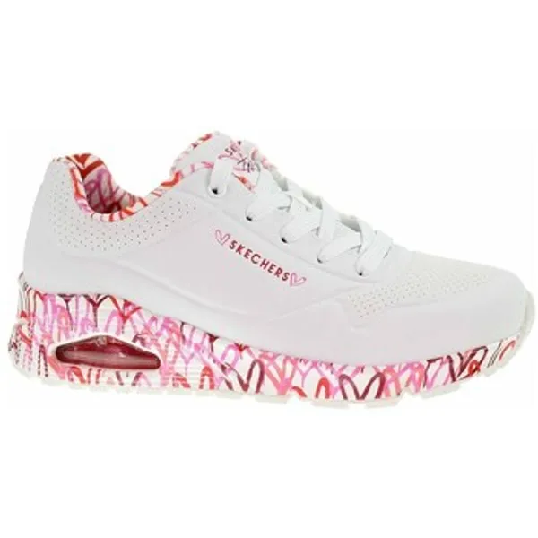 Skechers Lage Sneakers  Uno Loving Love Wit