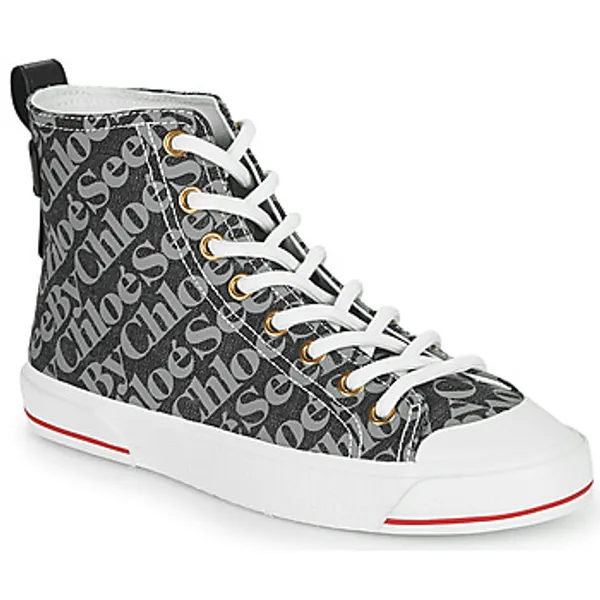See by Chloé Hoge Sneakers  ARYANA Grijs — vergelijk prijzen bij 1 winkel