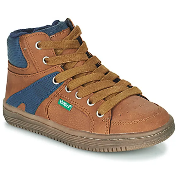 Kickers Hoge Sneakers  LOWELL Bruin