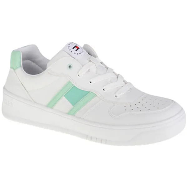 Tommy Hilfiger Lage Sneakers  Low Cut Lace-Up Sneaker Wit