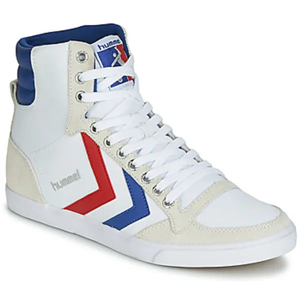 Hummel Hoge Sneakers  TEN STAR HIGH CANVAS Wit