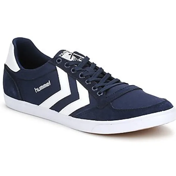 Hummel Lage Sneakers  TEN STAR LOW CANVAS Blauw