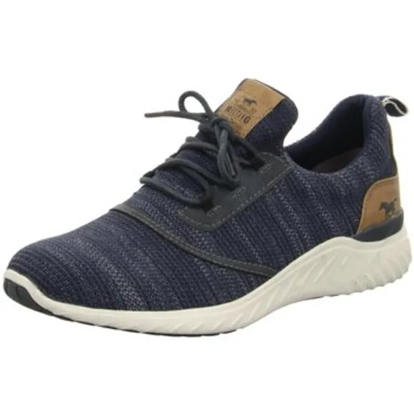 Mustang Lage Sneakers Blauw, foto 2 van 2