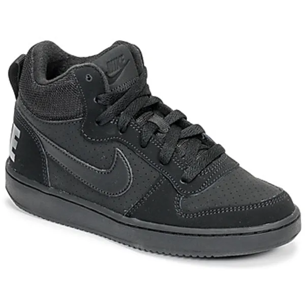 Nike Hoge Sneakers  COURT BOROUGH MID GRADE SCHOOL Zwart