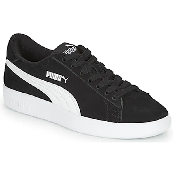 PUMA Lage Sneakers   Smash v2 SD Jr Zwart