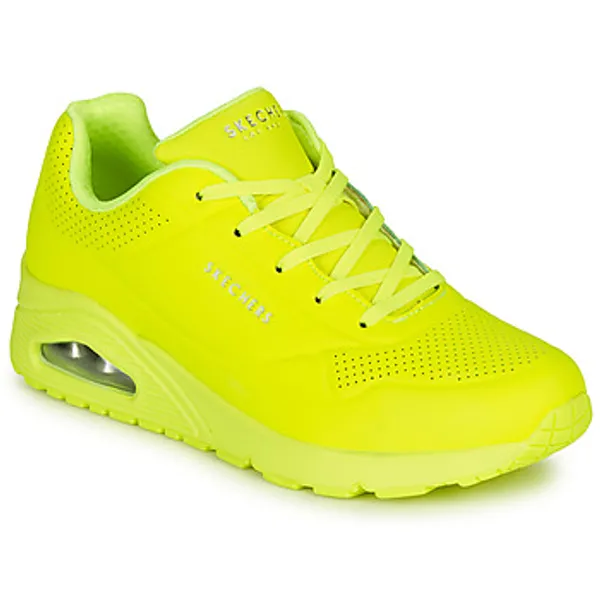 Skechers Lage Sneakers  UNO NIGHT SHADES Geel