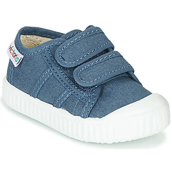 Victoria Lage Sneakers  BASKET VELCRO Blauw