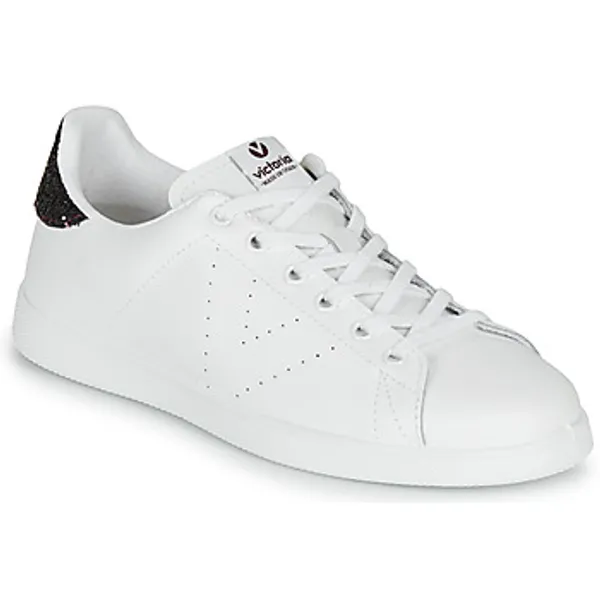 Victoria Lage Sneakers  TENIS PIEL Wit