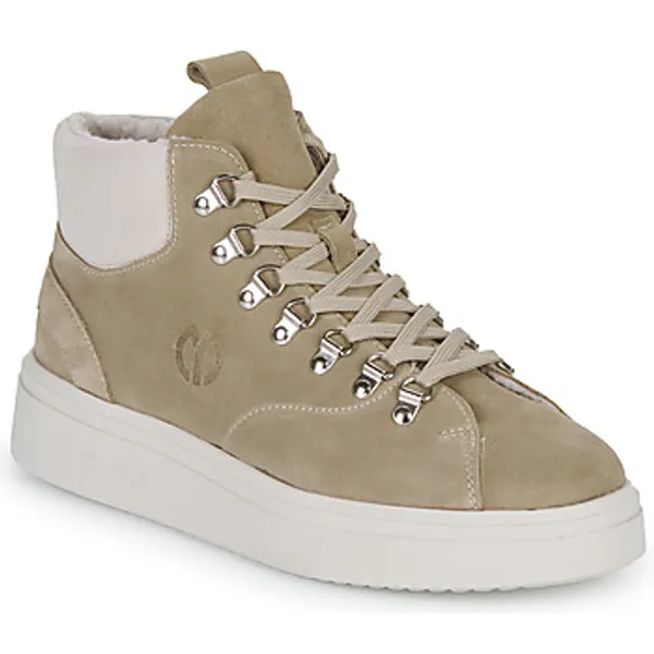 Yurban Lage Sneakers  GRENOBLE Beige