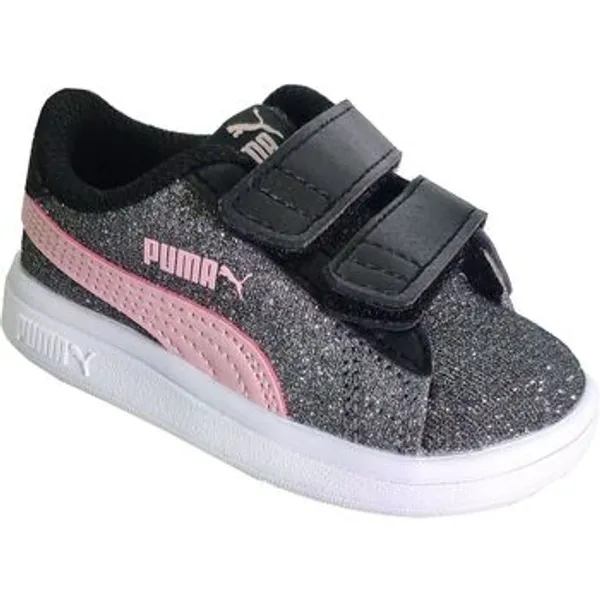 PUMA Lage Sneakers  Smash v2glitz glamv inf Zwart