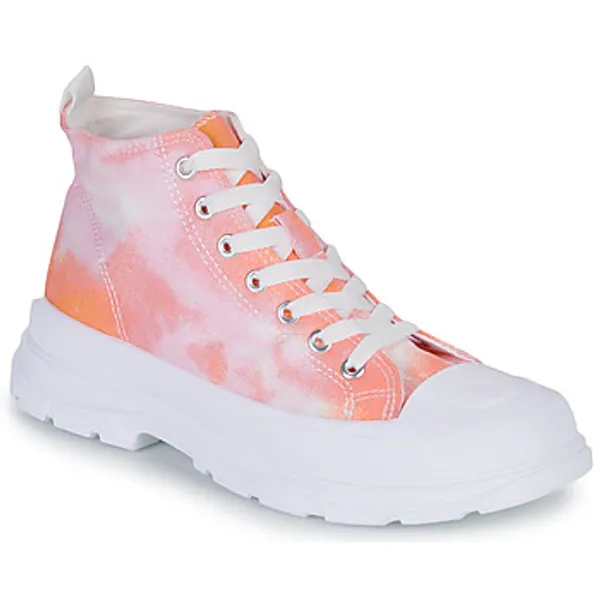 Moony Mood Hoge Sneakers  HIGHER Oranje